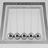 Newtons Cradle Front View